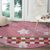 Japanese Asanoha Pattern Round Carpet Charm Against Evil Spirits - Polynesian Pride