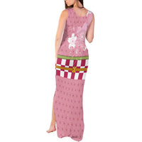 Japanese Asanoha Pattern Tank Maxi Dress Charm Against Evil Spirits - Polynesian Pride
