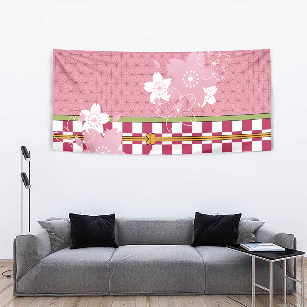 Japanese Asanoha Pattern Tapestry Charm Against Evil Spirits LT9 - Polynesian Pride