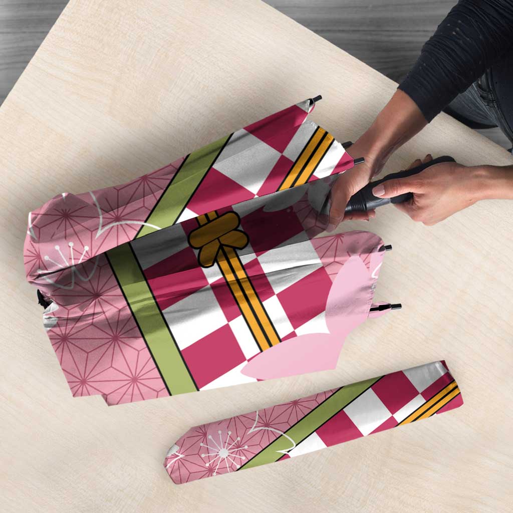 Japanese Asanoha Pattern Umbrella Charm Against Evil Spirits - Polynesian Pride