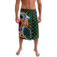 Japanese Asanoha Pattern Lavalava Sun Flame Slayer Dragon Hinokami Kagura Spirit - Polynesian Pride