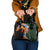 Japanese Asanoha Pattern Shoulder Handbag Sun Flame Slayer Dragon Hinokami Kagura Spirit - Polynesian Pride