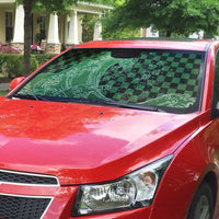 Japanese Asanoha Pattern Auto Sun Shade Water Breathing Slayer Dragon LT9 - Polynesian Pride