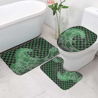 Japanese Asanoha Pattern Bathroom Set Water Breathing Slayer Dragon - Polynesian Pride