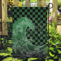 Japanese Asanoha Pattern Garden Flag Water Breathing Slayer Dragon - Polynesian Pride