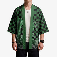 Japanese Asanoha Pattern Kimono Water Breathing Slayer Dragon - Polynesian Pride