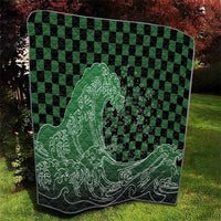 Japanese Asanoha Pattern Quilt Water Breathing Slayer Dragon - Polynesian Pride