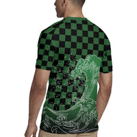 Japanese Asanoha Pattern Rugby Jersey Water Breathing Slayer Dragon - Polynesian Pride