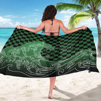 Japanese Asanoha Pattern Sarong Water Breathing Slayer Dragon - Polynesian Pride