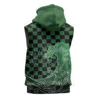 Japanese Asanoha Pattern Sleeveless Hoodie Water Breathing Slayer Dragon LT9 - Polynesian Pride