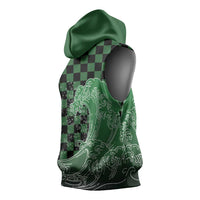Japanese Asanoha Pattern Sleeveless Hoodie Water Breathing Slayer Dragon LT9 - Polynesian Pride
