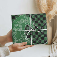 Japanese Asanoha Pattern Wrapping Paper Water Breathing Slayer Dragon - Polynesian Pride