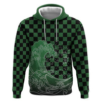 Japanese Asanoha Pattern Zip Hoodie Water Breathing Slayer Dragon - Polynesian Pride