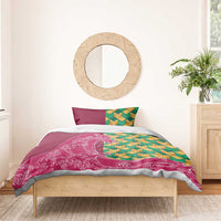 Japanese Bishamon-Kikkou Pattern Bedding Set Water Pillar Silent River Flow - Polynesian Pride