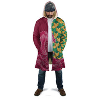 Japanese Bishamon-Kikkou Pattern Cloak Water Pillar Silent River Flow - Polynesian Pride