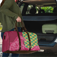 Japanese Bishamon-Kikkou Pattern Travel Bag Water Pillar Silent River Flow - Polynesian Pride