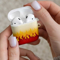 Japanese Kaen Pattern AirPods Case Flame Pillar Blazing Lion Heart - Polynesian Pride