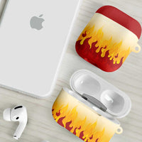 Japanese Kaen Pattern AirPods Case Flame Pillar Blazing Lion Heart - Polynesian Pride