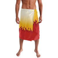 Japanese Kaen Pattern Lavalava Flame Pillar Blazing Lion Heart - Polynesian Pride