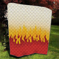 Japanese Kaen Pattern Quilt Flame Pillar Blazing Lion Heart - Polynesian Pride