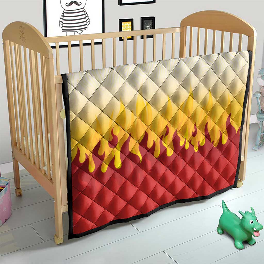 Japanese Kaen Pattern Quilt Flame Pillar Blazing Lion Heart - Polynesian Pride