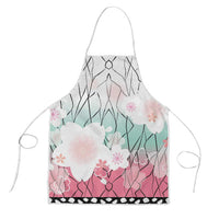 Japanese Kocho Pattern Apron Insect Pillar Butterfly Flower Fairy - Polynesian Pride