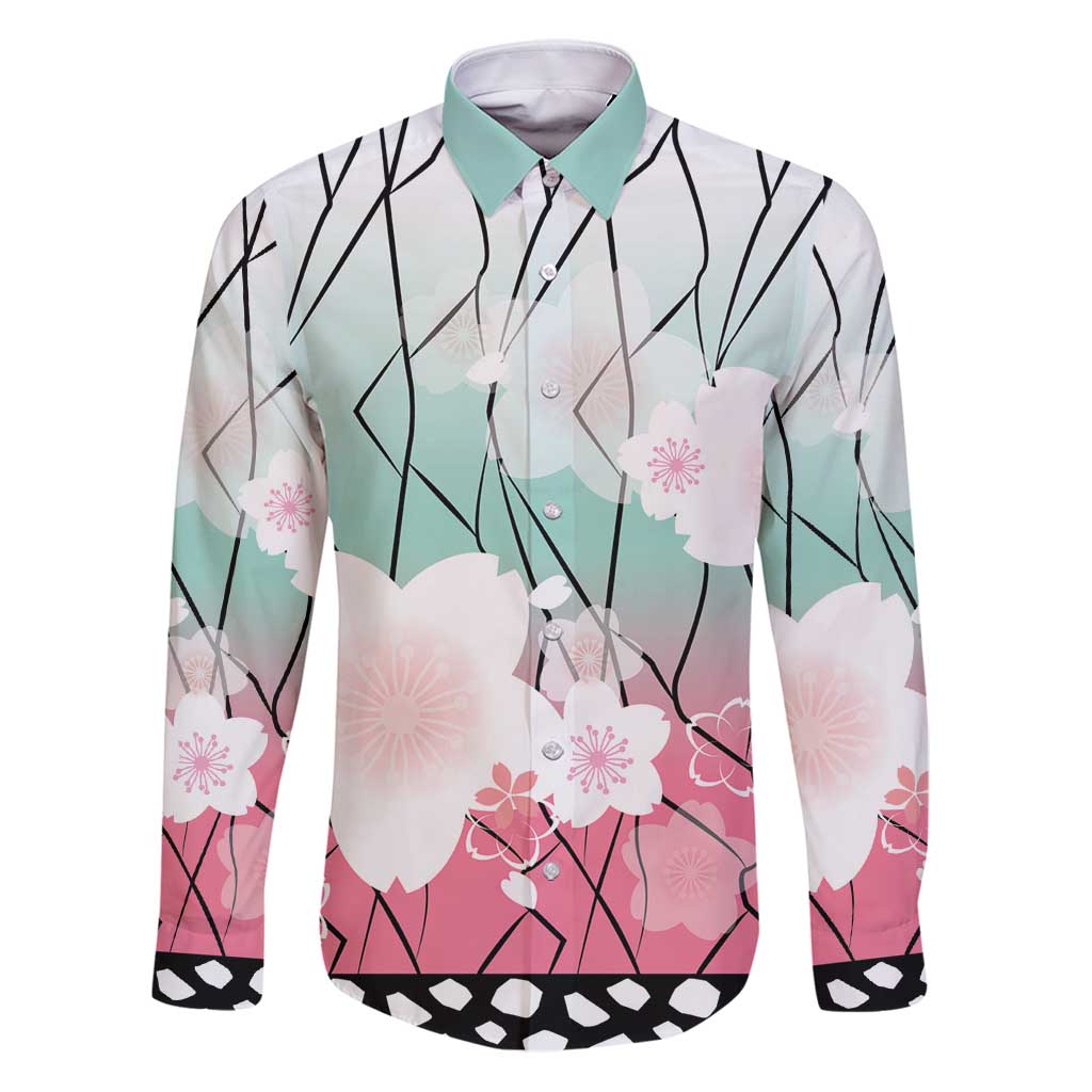 Japanese Kocho Pattern Family Matching Puletasi and Hawaiian Shirt Insect Pillar Butterfly Flower Fairy - Polynesian Pride