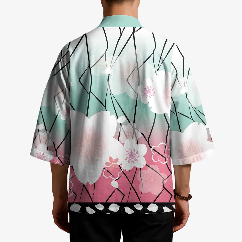 Japanese Kocho Pattern Kimono Insect Pillar Butterfly Flower Fairy - Polynesian Pride