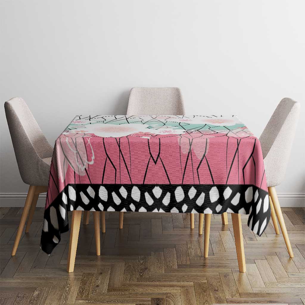 Japanese Kocho Pattern Tablecloth Insect Pillar Butterfly Flower Fairy - Polynesian Pride