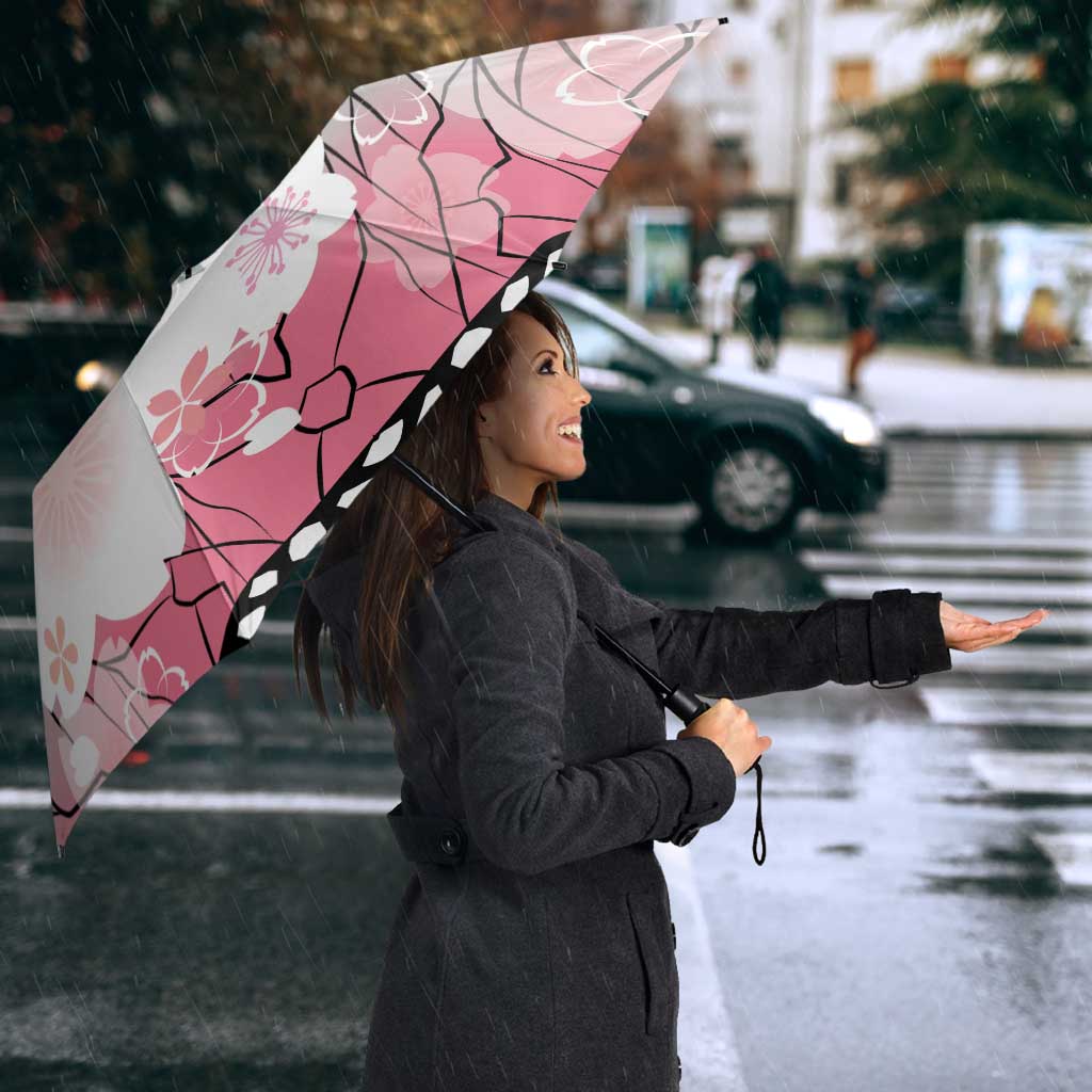 Japanese Kocho Pattern Umbrella Insect Pillar Butterfly Flower Fairy - Polynesian Pride