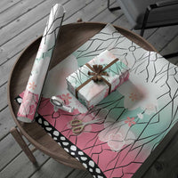 Japanese Kocho Pattern Wrapping Paper Insect Pillar Butterfly Flower Fairy - Polynesian Pride