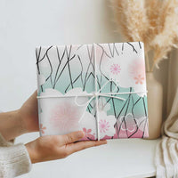 Japanese Kocho Pattern Wrapping Paper Insect Pillar Butterfly Flower Fairy - Polynesian Pride