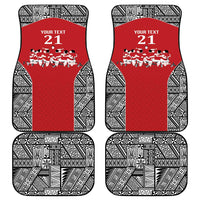 Custom Tonga Rugby Mate Ma'a Car Mats Tonga XIII Make History Pacific Champions