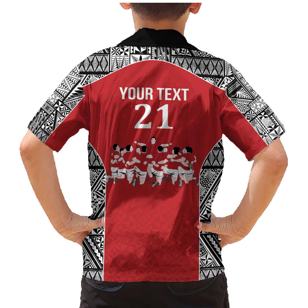 Custom Tonga Rugby Mate Ma'a Family Matching Mermaid Dress and Hawaiian Shirt Tonga XIII Make History Pacific Champions