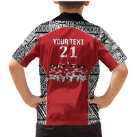 Custom Tonga Rugby Mate Ma'a Family Matching Mermaid Dress and Hawaiian Shirt Tonga XIII Make History Pacific Champions