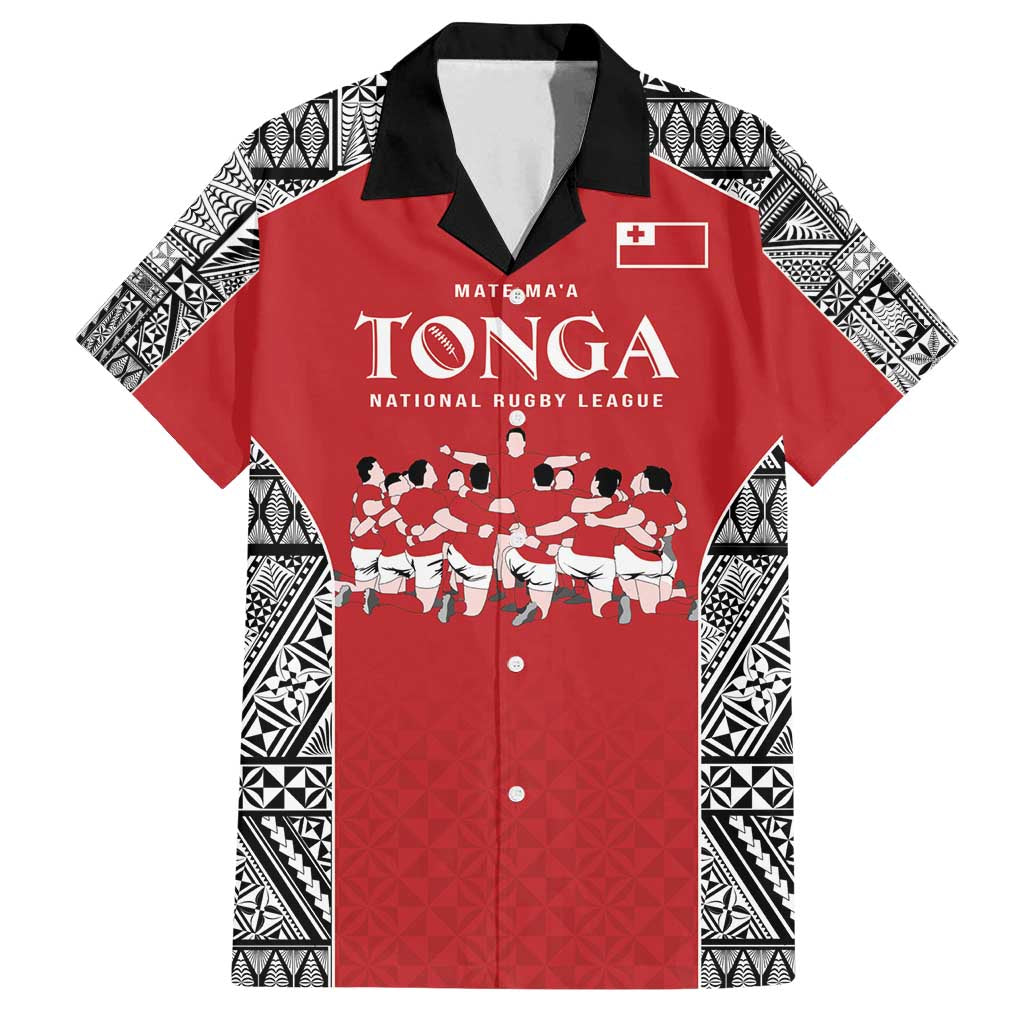 Custom Tonga Rugby Mate Ma'a Family Matching Summer Maxi Dress and Hawaiian Shirt Tonga XIII Make History Pacific Champions