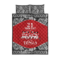 Custom Tonga Rugby Mate Ma'a Quilt Bed Set Tonga XIII Make History Pacific Champions