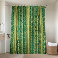 Hawaii Lei with Tribal Quilt Motif Bathroom Set - Polynesian Pride