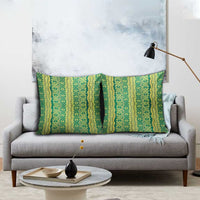 Hawaii Lei with Tribal Quilt Motif Pillow Cover - Polynesian Pride