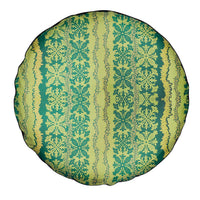 Hawaii Lei with Tribal Quilt Motif Spare Tire Cover