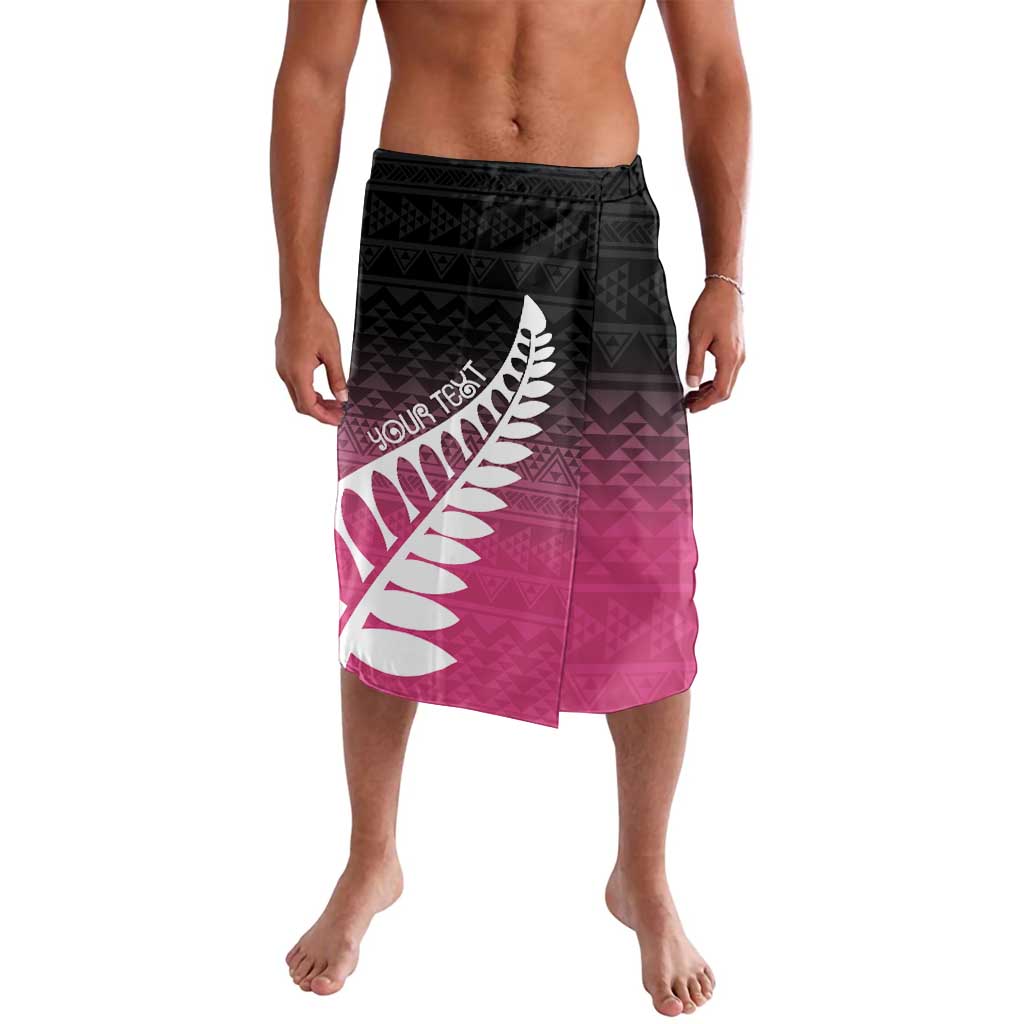 Pink Silver Fern Spirit Taniko Tukutuku Personalised Lavalava