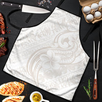 Hawaii Plumeria Lokelani Pikake Lei Apron Sandy Beige Polynesian Tattoo LT9 Beige - Polynesian Pride