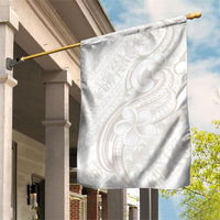 Hawaii Plumeria Lokelani Pikake Lei Garden Flag Sandy Beige Polynesian Tattoo LT9 House Flag Beige - Polynesian Pride