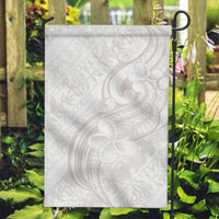 Hawaii Plumeria Lokelani Pikake Lei Garden Flag Sandy Beige Polynesian Tattoo LT9 Garden Flag Beige - Polynesian Pride