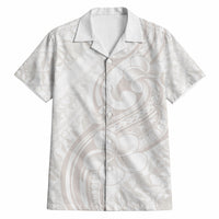 Hawaii Plumeria Lokelani Pikake Lei Hawaiian Shirt Sandy Beige Polynesian Tattoo LT9 Beige - Polynesian Pride