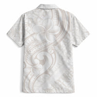 Hawaii Plumeria Lokelani Pikake Lei Hawaiian Shirt Sandy Beige Polynesian Tattoo LT9 - Polynesian Pride