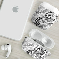 Hawaii Plumeria Lokelani Pikake Lei AirPods Case Ele'ele Polynesian Tattoo