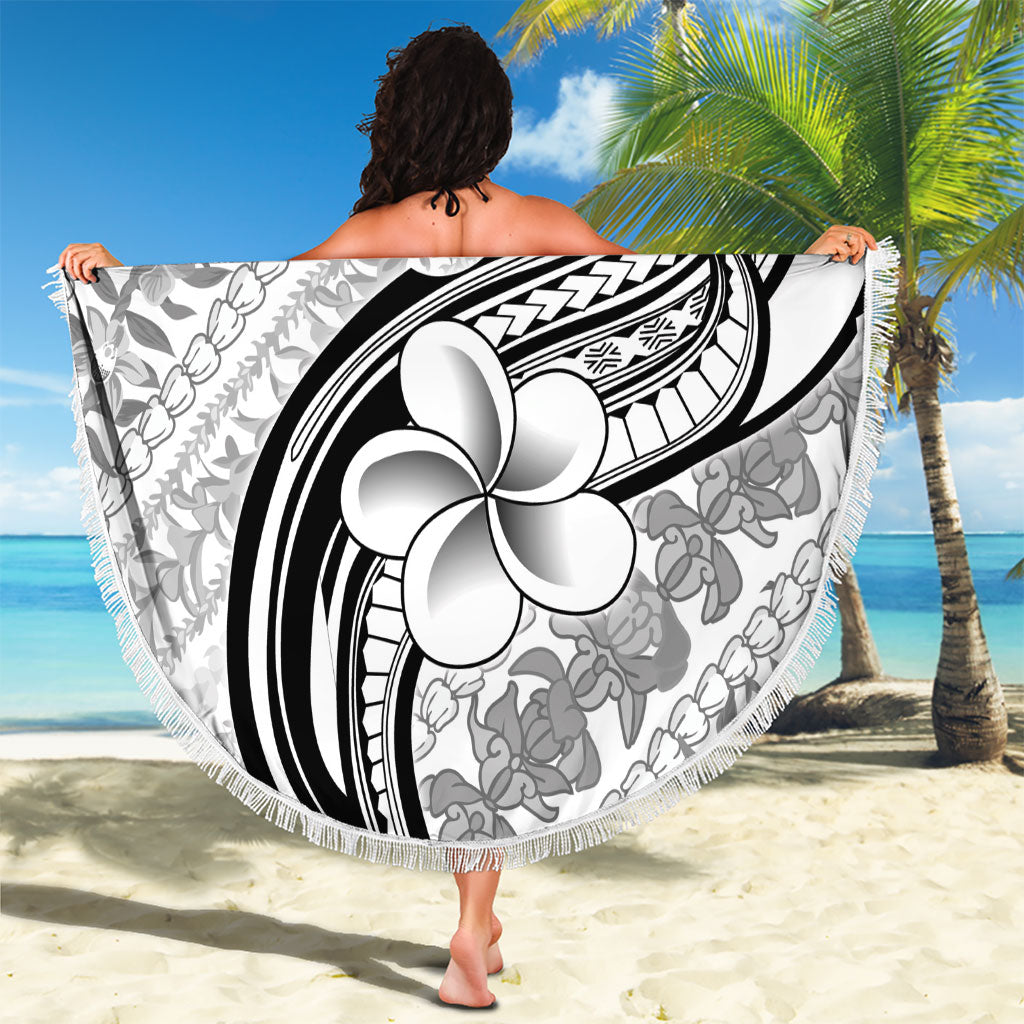 Hawaii Plumeria Lokelani Pikake Lei Beach Blanket Ele'ele Polynesian Tattoo