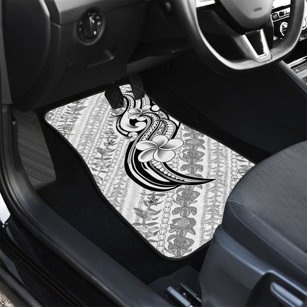 Hawaii Plumeria Lokelani Pikake Lei Car Mats Ele'ele Polynesian Tattoo LT9 - Polynesian Pride