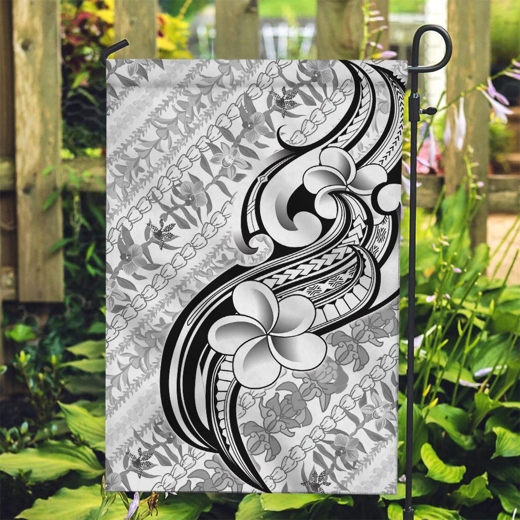 Hawaii Plumeria Lokelani Pikake Lei Garden Flag Ele'ele Polynesian Tattoo